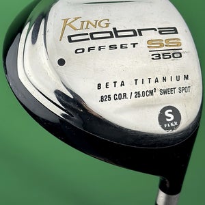 King Cobra SS 350 Offset Beta Titanium Driver 9* Aldila HM Tour 60 Stiff Flex RH