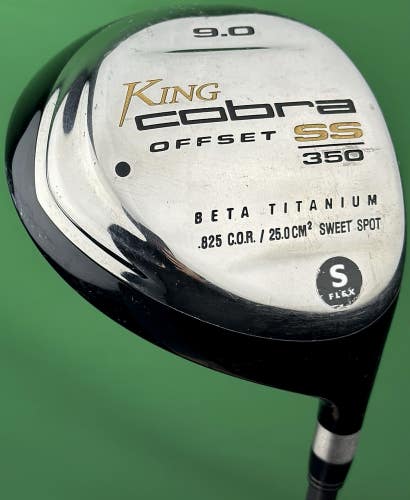 King Cobra SS 350 Offset Beta Titanium Driver 9* Aldila HM Tour 60 Stiff Flex RH