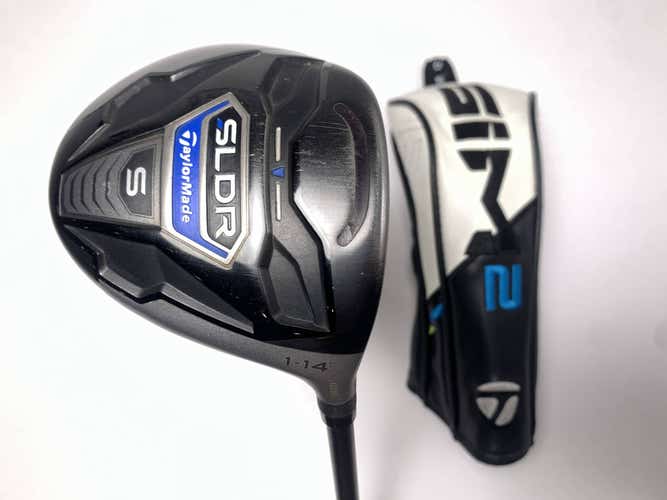 TaylorMade SLDR Mini Driver 14* Fujikura Speeder 57 Senior Graphite Mens RH HC