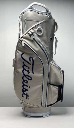 Titleist Cart 14 Cart Bag Sand Beige 14-Way Divide Single Strap Golf Bag