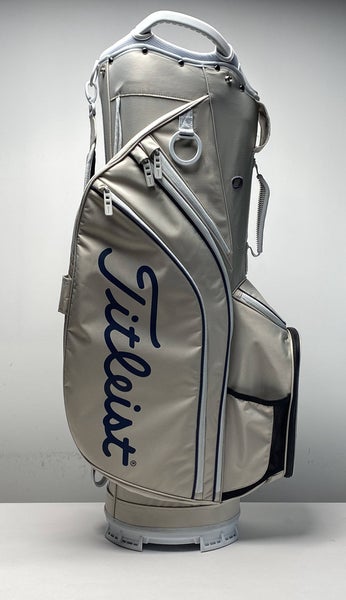 Titleist Cart 14 Cart Bag Sand Beige 14-Way Divide Single Strap Golf Bag