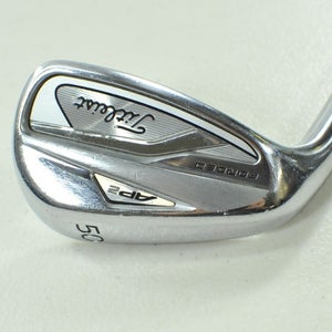 LEFT HANDED Titleist 718 AP2 50* Wedge Stiff Flex AMT Tour White Steel # 204059