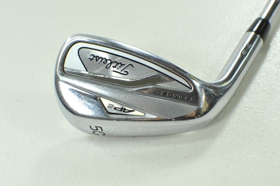 LEFT HANDED Titleist 718 AP2 50* Wedge Stiff Flex AMT Tour White Steel # 204059