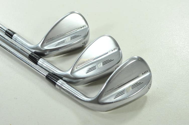 Titleist Vokey SM9 Tour Chrome 50*,54*,60* Wedge Set RH Wedge Flex Steel #203947