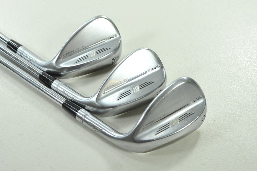 Titleist Vokey SM9 Tour Chrome 50*,54*,60* Wedge Set RH Wedge Flex Steel #203947