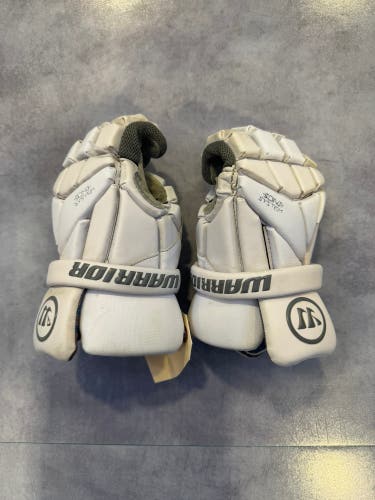 White Warrior Evo Lacrosse Gloves 9" (Used)