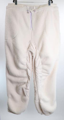 Free People Fleece Pants Size XL Womens Ivory Sundown Movement $168