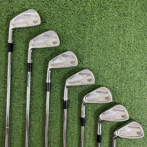 Wilson Staff Model CB Iron Set Left Handed 4-PW Dynamic Gold S300 Stiff Flex