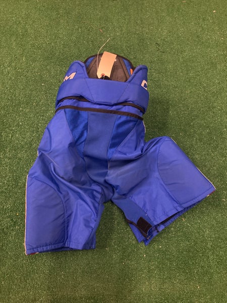 Blue Senior Small CCM Tacks 95C Hockey Pants (Used)