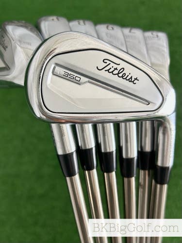 Titleist T350 Forged Iron Set 5-48 / Recoil F3 Regular Graphite +1/2