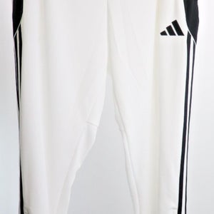 adidas Tiro 24 White Black Soccer Training Pants IV7268 Men's Size XXLarge