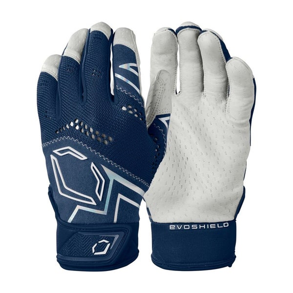 EvoShield Pro-SRZ V2 Navy Men's Small Baseball Batting Gloves -WB5730502S