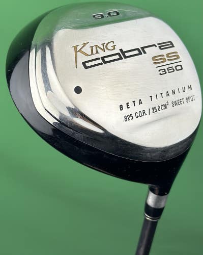King Cobra SS 350 Beta Titanium Driver 9* Graphite Aldila HM Tour Stiff Flex 44"