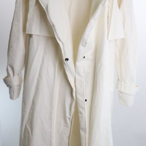 Women's Calia Beige Trench Coat with Hood - Size L