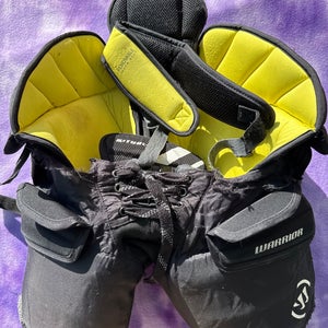 Black Junior Large Warrior Ritual X Hockey Goalie Pants (Used)
