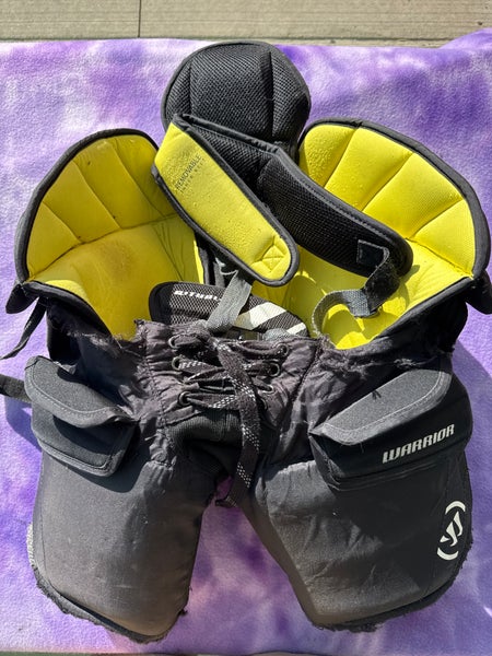 Black Junior Large Warrior Ritual X Hockey Goalie Pants (Used)