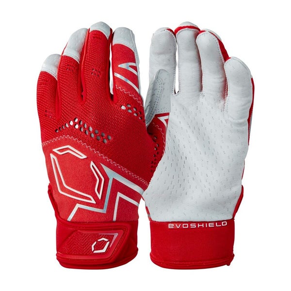 EvoShield Pro-SRZ V2 Scarlet Men's Large Baseball Batting Gloves -WB5730504L