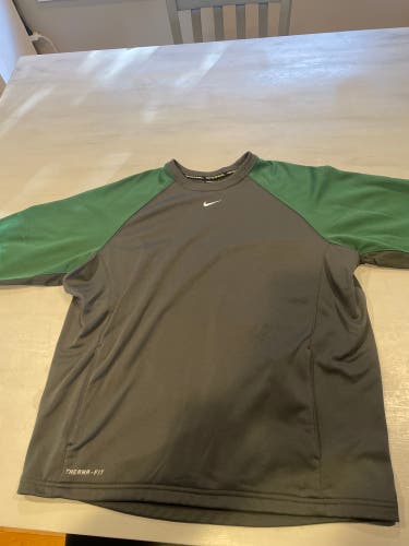 Nike Baseball Pullover Gray Men's Large  (Used)