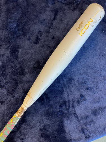 2024 Rawlings Icon Composite Bat USSSA Certified (-8) Composite 22 oz 30" (Used)