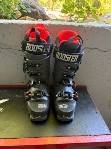 Mondo 23 & 23.5 Kid's Rossignol Hero WC 110 SC Ski Boots Medium Flex (Used)