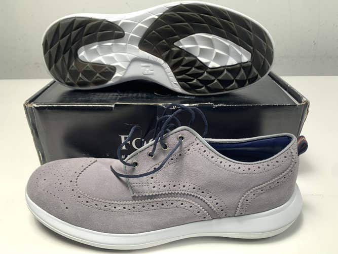 FootJoy Flex LE1 Waterproof Golf Shoes Grey Men's SZ 12 (56113)