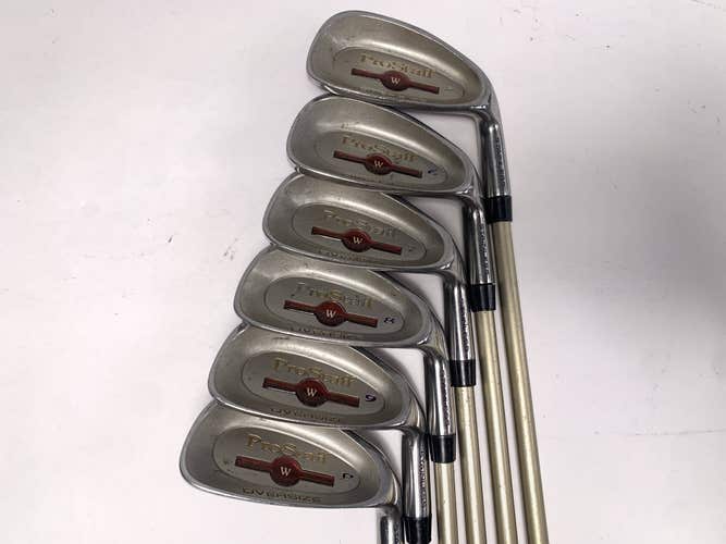 Wilson Pro Staff Womens Oversize Iron Set 5-PW Reflex Ladies Graphite Womens RH