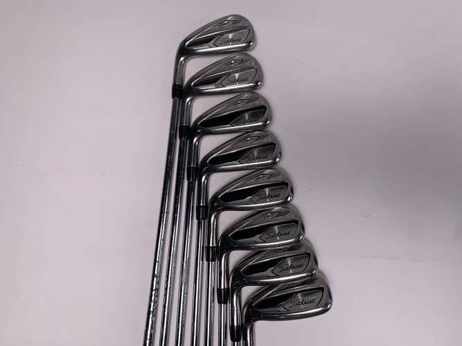 Titleist 718 AP1 Iron Set 4-PW+GW True Temper AMT R300 Red Regular Steel Mens LH