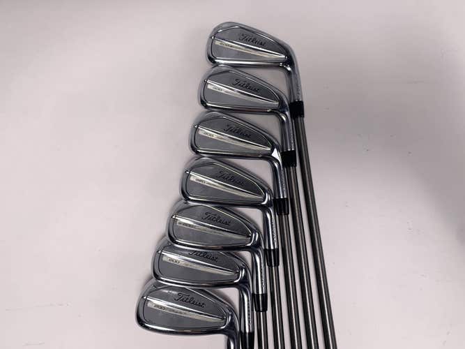 Titleist T200 2023 Iron Set 4-PW AeroTech SteelFiber i95 Stiff Graphite Mens RH