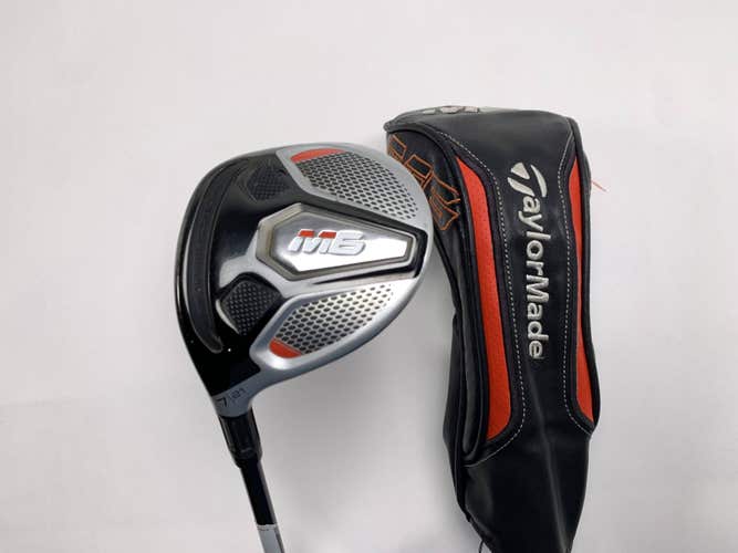 TaylorMade M6 D-Type 7 Fairway Wood 21* Fujikura Atmos Regular Mens LH HC