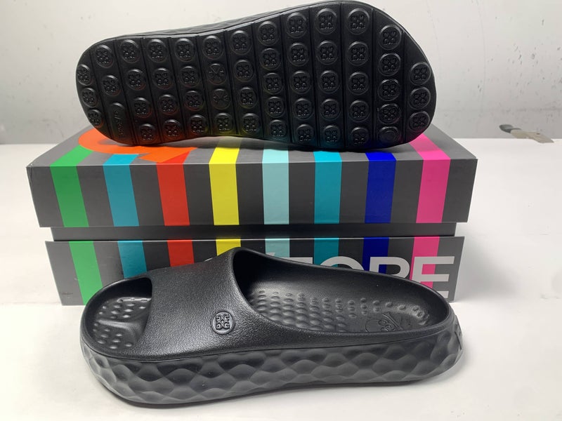 G/Fore G/Slide Street Shoes Black Men's SZ 10 (G4MS22F26)