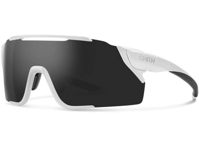 Smith Attack Mag MTB Sunglasses Matte White, ChromaPop Black Lens + Bonus Lens