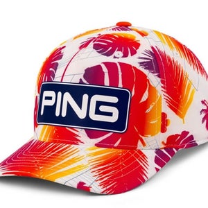 PING Limited Electric Sunset FlexFit Tech 110 Snapback Golf Hat Cap