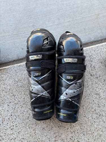 Senior Bauer Supreme 3S Pro 15" Shin Pads (Used)