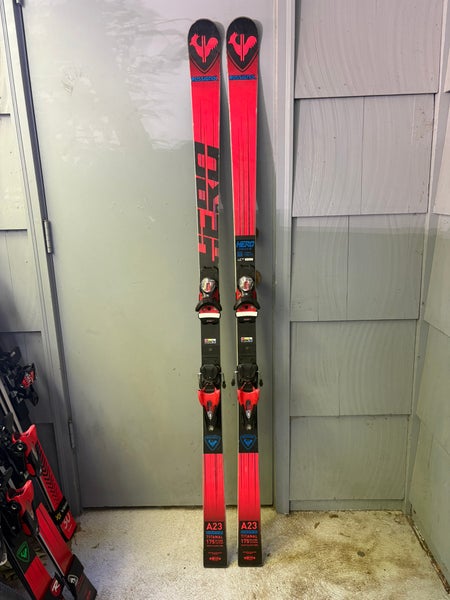 Rossignol Hero Athlete GS 175 cm Racing Skis With Bindings (Used)