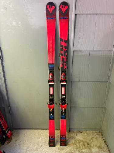 Rossignol Hero Athlete GS 164 cm Racing Skis With Bindings Max Din 10 (Used)
