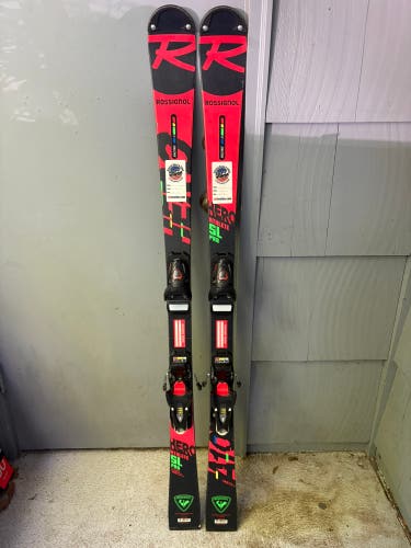 Rossignol Hero Athlete SL 142 cm Racing Skis With Bindings Max Din 10 (Used)