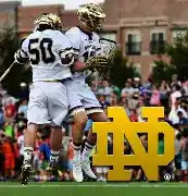 Under Armour Notre Dame lacrosse home & away game shorts NEW mens XL