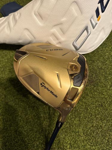 TaylorMade Qi10 Designer Series Gold 10.5* Driver, Fujikura Sakura Ladies Flex,