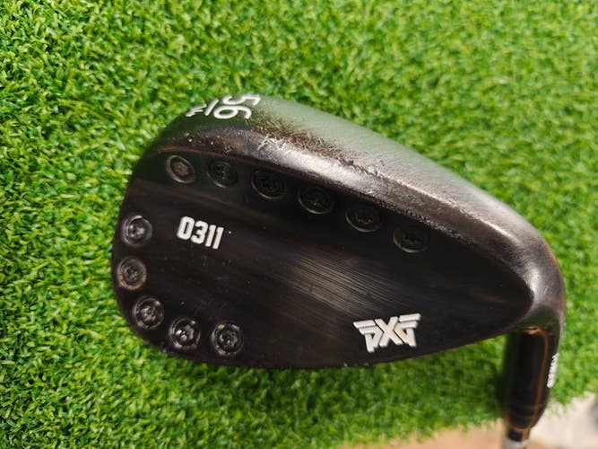PXG 0311 Forged Black 56 Degree Sand Wedge 56.14 KBS Steel Shaft 120 Stiff Flex