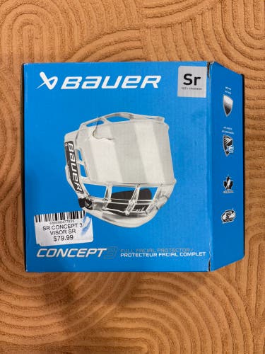 Senior Bauer Concept 3 Full Shield (New)