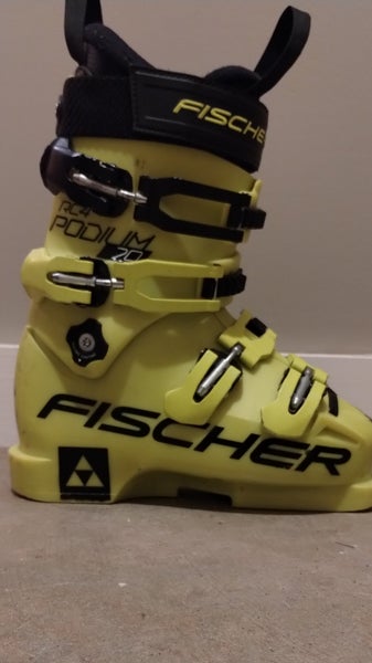 Fischer RC4 Podium 70 Youth Racing Ski Boots - Size 22/22.5