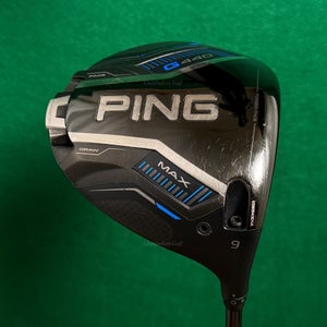 Ping G440 MAX 9 Driver Ping Tour 2.0 Black Chrome 65-S Graphite Stiff w/ HC