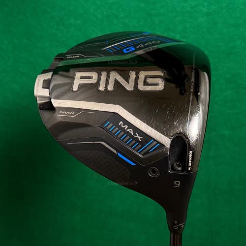Ping G440 MAX 9 Driver Ping Tour 2.0 Black Chrome 65-S Graphite Stiff w/ HC