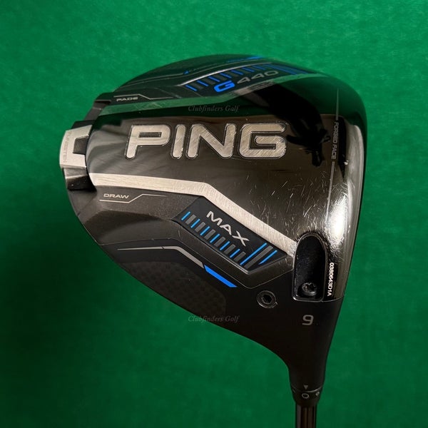 Ping G440 MAX 9 Driver Ping Tour 2.0 Black Chrome 65-S Graphite Stiff w/ HC