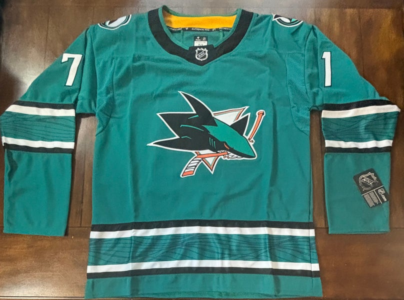 San Jose Sharks Macklin Celebrini Adult Large (52) Black #71 NWT