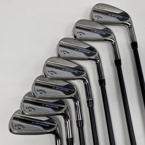Callaway Paradym Ai Smoke Iron Set 5-PW+GW PX Cypher Fifty 5.0 Regular RH