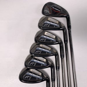 Callaway Big Bertha OS Iron Set 5-PW+SW UST Mamiya Recoil ES 450 F1 Ladies RH