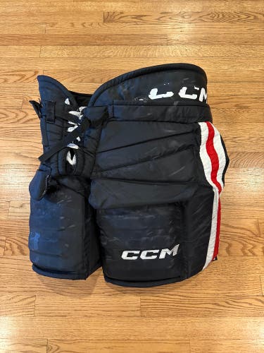 CCM HPG12a Pro Stock Game Used Chicago Blackhawks Hockey Goalie Pants