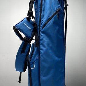 Taylormade Flex Tech Lite Stand Bag Blue 4-Way Divide Dual Strap Golf Bag