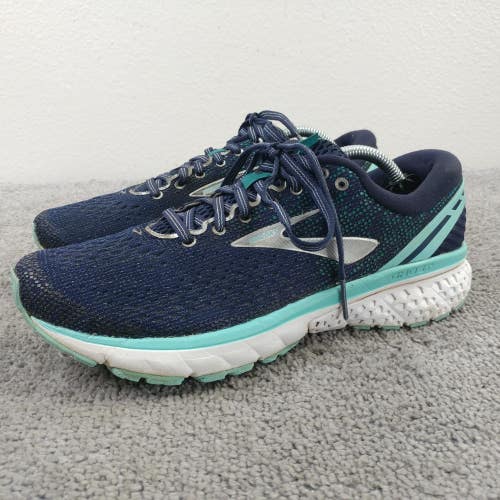 Brooks Ghost 11 Womens Size 8.5 Running Shoes Blue Sneakers Low Top Lace Up